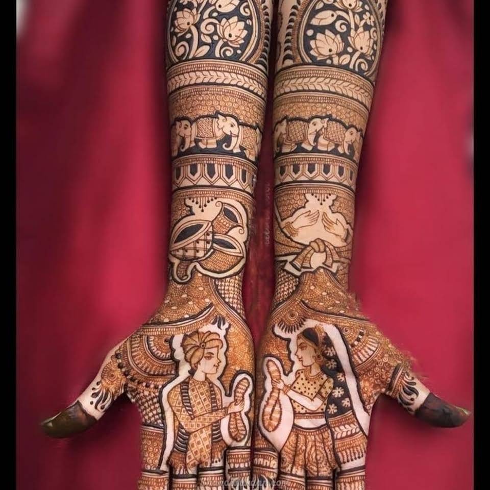 Best Mehandi Artist in Delhi | Wedding and Engagement Bridal Mehndi Designs  by KundanMehandi
